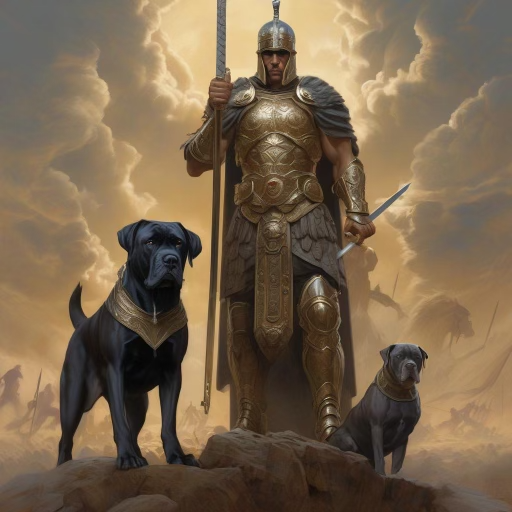 Indomitable Spirit Cane Corso Roman Warrior & a Badass Corso