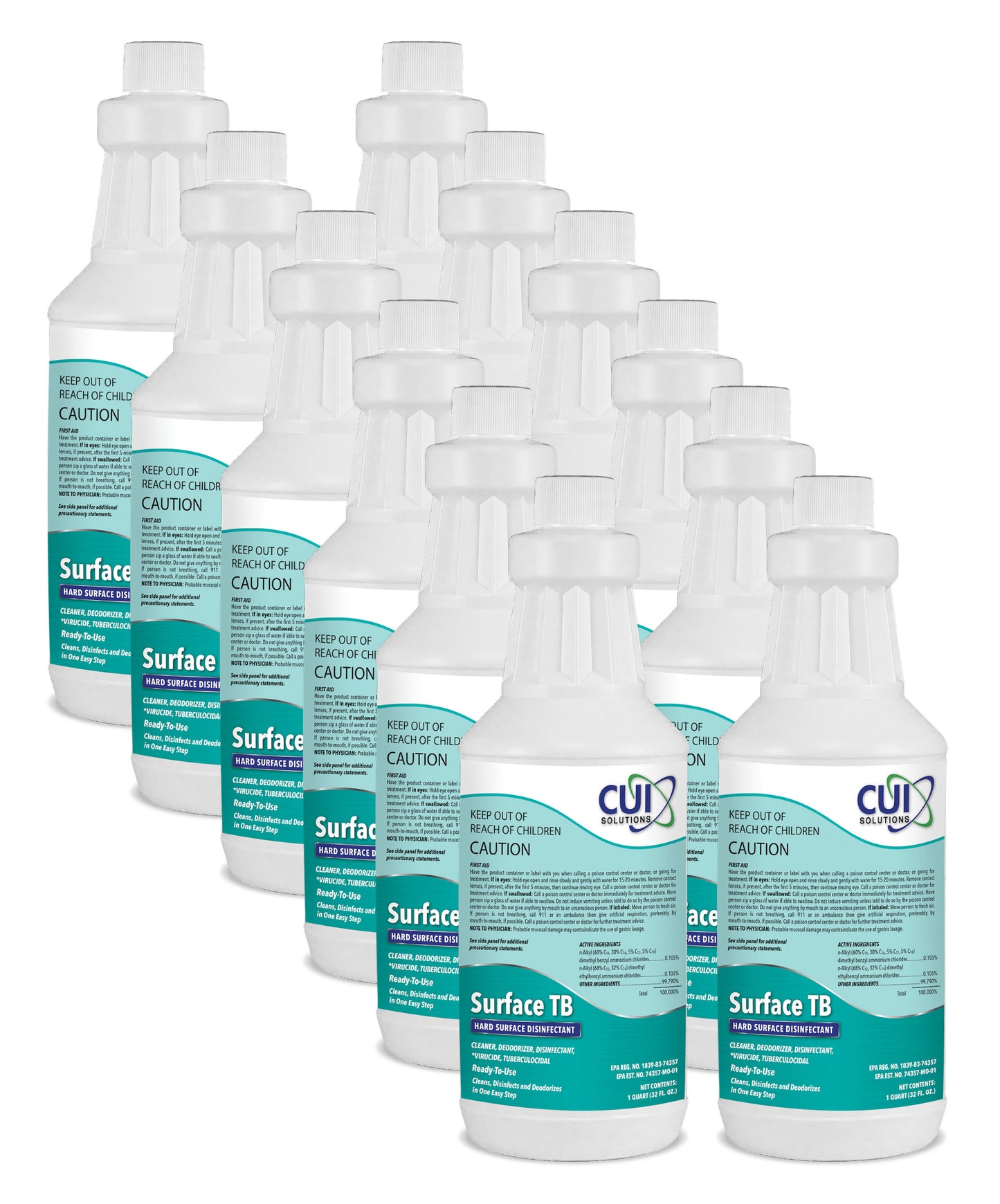 Surface TB Disinfectant/Sanitizer/Cleaner-RTU (EPA Reg. No. 1839-83-74357)