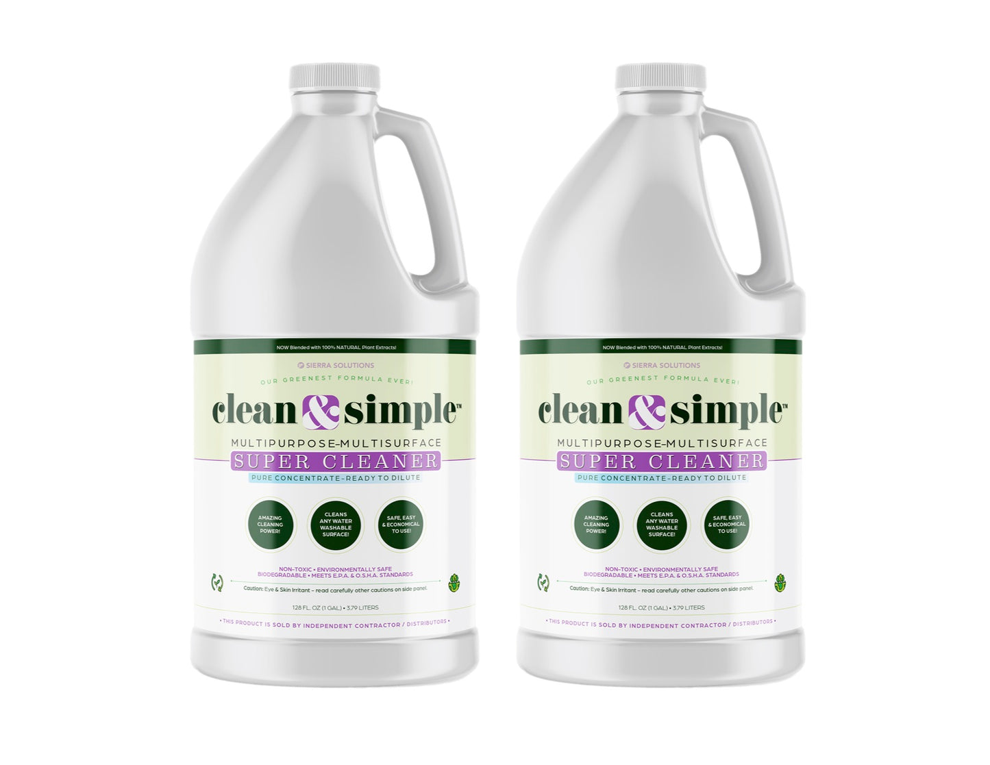 All-Purpose Cleaner Concentrate - clean & simple™ SUPER CLEANER by Sierra Solutions