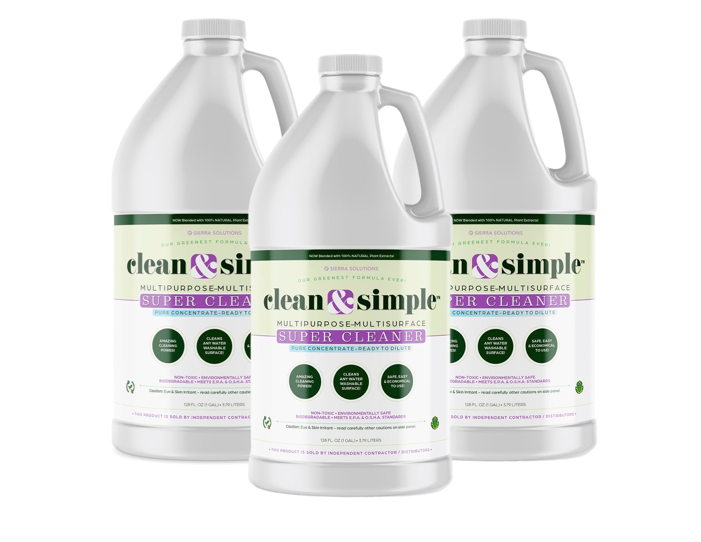 All-Purpose Cleaner Concentrate - clean & simple™ SUPER CLEANER by Sierra Solutions