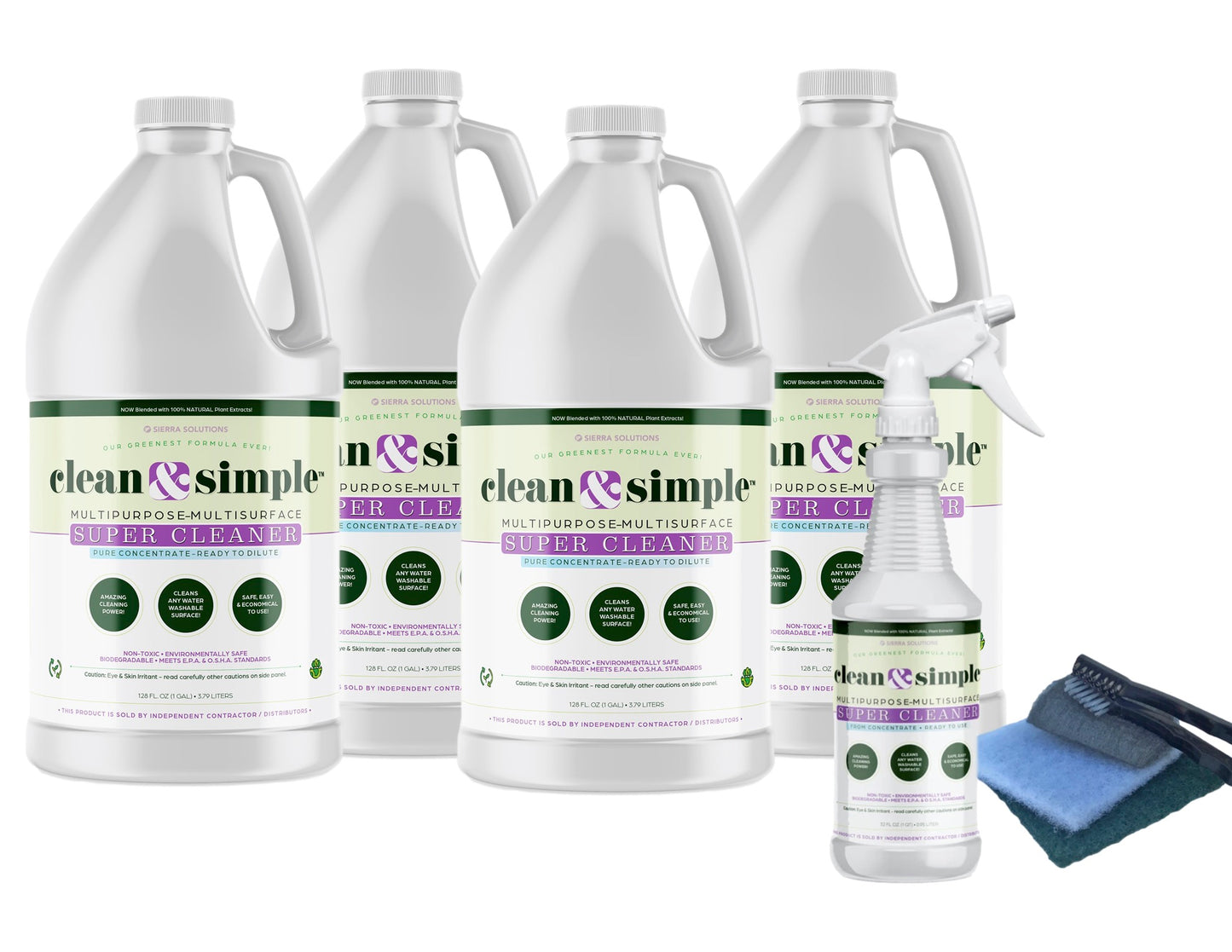 All-Purpose Cleaner Concentrate - clean & simple™ SUPER CLEANER by Sierra Solutions